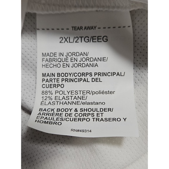 NWT Under Armour Mens 2XL Loose Polo White With Navy Academy Logo - Picture 6 of 12